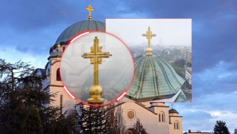 КРСТ НА ХРАМУ СВЕТОГ САВЕ КРИЈЕ ТУЖНУ ПРИЧУ: Његов аутор је трагично скончао - само 20 дана после постављања