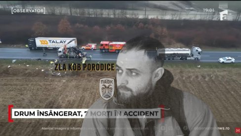 UŽASNA IGRA SUDBINE: I otac navijača Paoka poginuo na ISTOM MESTU - i to kao kamiondžija