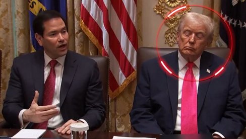 ДА ЛИ ЈЕ ТРАМП ЗАСПАО УСРЕД САСТАНКА? Не! Погледајте, било је прилично досадно! (ВИДЕО)