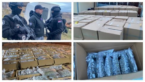 ПРОТЕКЛХ ДАНА ПРИПАДНИЦИ УКП МУП СРБИЈЕ РАЗБИЛИ ДВА КРИЈУМЧАРСКА ЛАНЦА:  Таст и зет ускладиштили пола милиона таблета