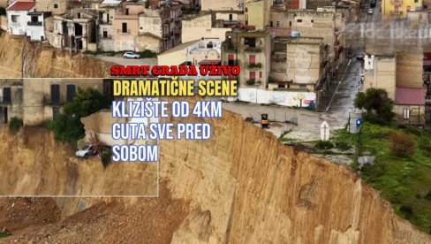 OVDE ĆU UMRETI Vojska na ulicama, grad samo što nije umro: Klizište dugo 4 km guta sve pred sobom - zemlja jednostavno nestala (VIDEO)