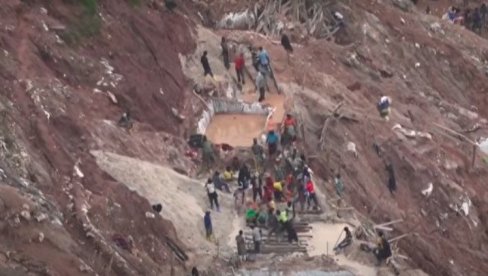 AKCIJA SPAŠAVANJA RUDARA I DALJE U TOKU: Najmanje 200 ljudi poginulo u urušavanju nalazišta u Kongu  (VIDEO)