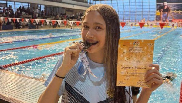 БРОНЗА ЗА ПЛИВАЧИЦУ ИЗ ЋУПРИЈЕ: Николина трећа на Државном првенству у Новом Саду