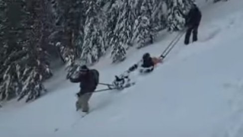 НЕОДГОВАРНИ СКИЈАШИ ИЗАЗВАЛИ ЛАВИНУ НА ЈУГУ СРБИЈЕ: Угрозили свој и живот спасилаца (ВИДЕО)