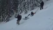 НЕОДГОВАРНИ СКИЈАШИ ИЗАЗВАЛИ ЛАВИНУ НА ЈУГУ СРБИЈЕ: Угрозили свој и живот спасилаца (ВИДЕО)