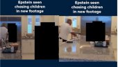 ИСПЛИВАО НОВИ ЈЕЗИВ СНИМАК: Епстајн јури по кући младе девојчице (ВИДЕО)