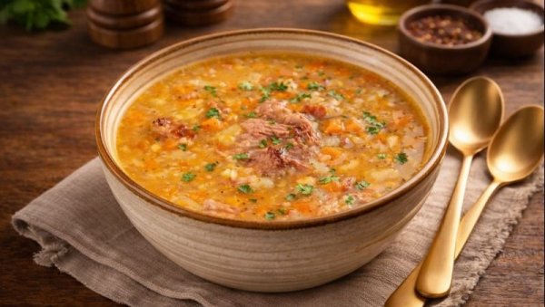 ГРАШАК СА ДИМЉЕНИМ МЕСОМ: Класично јело на кашику