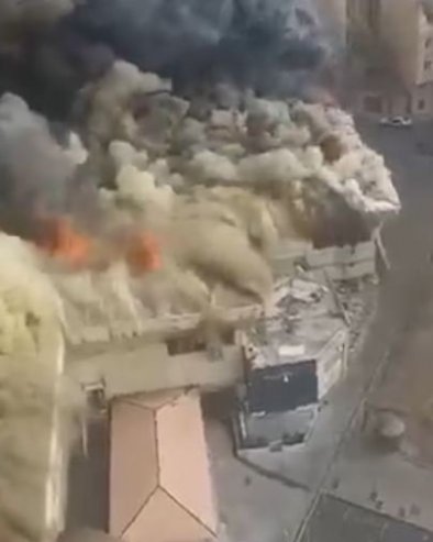 ГОРИ ОГРОМНА ПИЈАЦА: Црни дим се надвио над градом - 2.000 метара у пламену (ВИДЕО)