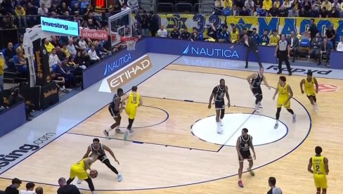 PARTIZAN IZGUBIO KOŠEM UZ ZVUK SIRENE! DŽimi Klark doneo Makabiju trijumf u poslednjoj sekundi meča