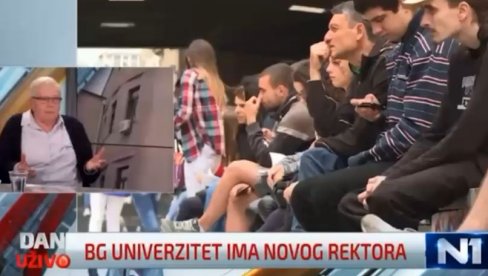 ODIGRAO JE IGRU ZA VLAST Ovako se sa N1 tuklo po rektoru Đokiću (VIDEO)