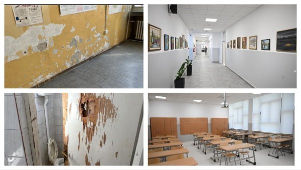 ГИМНАЗИЈА ПРЕ И НАКОН РЕКОНСТРУКЦИЈЕ: Вучић поделио фотографије на свом Инстаграм профилу (ФОТО)