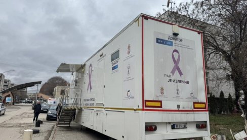 VELIKO INTERESOVANJE: Blizu hiljadu žena pregledano na mobilnom mamografu u Vranju