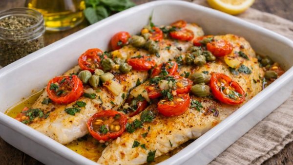 ПЕЧЕНА РИБА СА ПАРАДЈЗОМ: Лагана, медитеранска вечера спремна за мање од пола сата