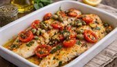 ПЕЧЕНА РИБА СА ПАРАДЈЗОМ: Лагана, медитеранска вечера спремна за мање од пола сата