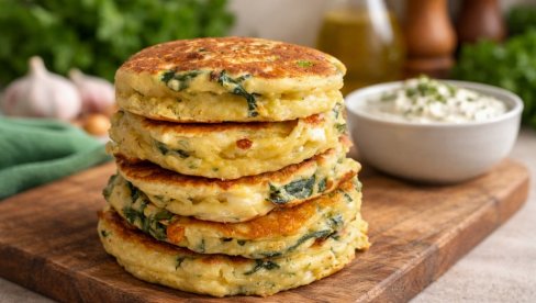 JEDNOSTAVNE PALAČINKE SA SPANAĆEM I FETOM: Gotove za svega 20 minuta, savršene su za doručak