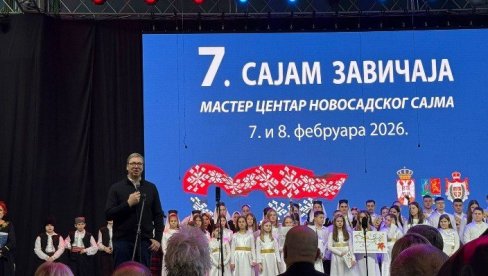 NAŠE JE DA NE ZABORAVIMO ZAVIČAJ Predsednik se obratio na 7. Sajmu zavičaja u Novom Sadu