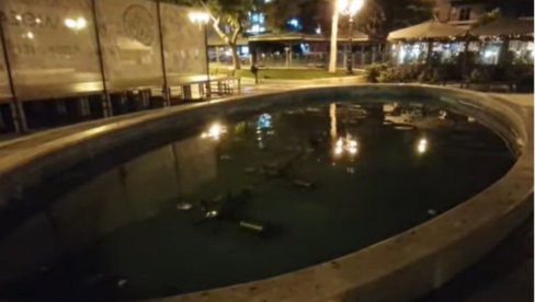 ДЕТЕ БЕЗ СВЕСТИ ИЗВУКЛИ ИЗ ФОНТАНЕ: Грчка полиција одмах ухапсила оца (ВИДЕО)