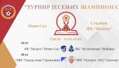 ТУРНИР ЈЕСЕЊИХ ШАМПИОНА НА ЂАЧКОМ ИГРАЛИШТУ У НОВОМ САДУ: Фудбалски савез Војводине покреће ново такмичење