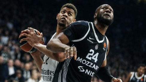 PARTIZAN PAO POSLE VELIKE BORBE: Crno-beli nadoknadili minus 15, ali ipak izgubili od Reala (FOTO)