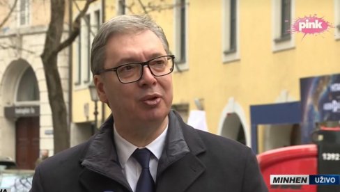ЗА НАС ЈЕ НАЈВАЖНИЈЕ ДА САЧУВАМО МИР Вучић: Видим да су се срели Пленковић и Курти, као и тројица министра одбране