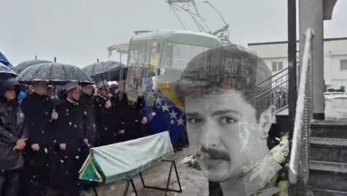 МУЧНЕ СЦЕНЕ У БиХ ДОК ВЕЈЕ СНЕГ: Сахрањен Ердоан Моранкић кога је покосио трамвај (ВИДЕО)