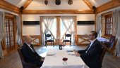 ВУЧИЋ НА РАДНОМ ДОРУЧКУ СА АЛИЈЕВИМ: Поносан на наше пријатељство и стабилне односе