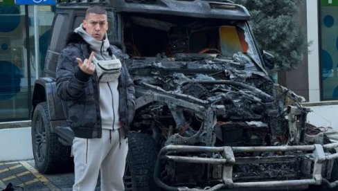 NAKON ŠTO SU MU ZAPALILI SKUPOCENI AUTO: Baka Prase poslao poruku reketašima (FOTO)