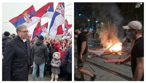 NEĆE SE SMIRITI: Blokaderi više ne prezaju ni od čega - Stalno pozivaju na likvidaciju predsednika (FOTO/VIDEO)