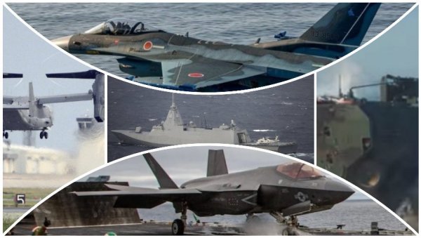 (МАПА) ПРОВОКАЦИЈА КИНЕ: Америчко-јапанске ратне игре у близини Тајвана