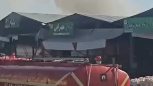 ИРАНСКИ ВОЈНИ ХЕЛИКОПТЕР СРУШИО СЕ НА ПИЈАЦУ: Несрећа у близини нуклеарног објекта у Исфахану (ВИДЕО)