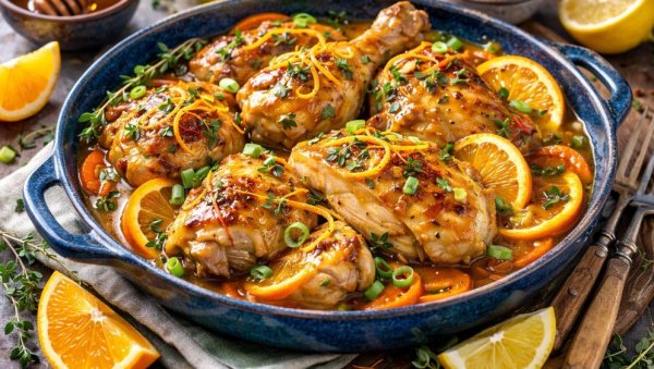 СЛАТКА КАО МЕД: Пилетина са агрумима