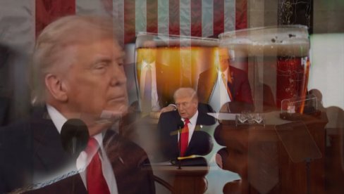 БЕСПЛАТНО ПИВО ТОКОМ ТРАМПОВОГ ГОВОРА Само један услов - све пропало кад се чуло: Ти људи су ЛУДИ!