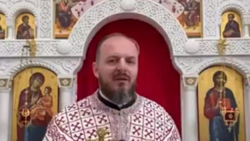 СРБИЈА ОВО НЕ ПАМТИ! Свештеник усред службе цитирао Звездину песму (ВИДЕО)