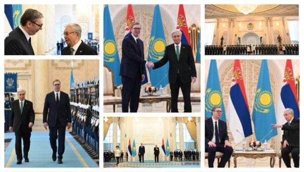 ВУЧИЋ НАКОН САСТАНКА СА ТОКАЈЕВИМ: Хвала вам што сте увек имали поштовања за територијални интегритет Србије (ВИДЕО)