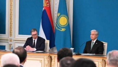 СРБИЈА И КАЗАХСТАН РАЗМЕНИЛИ 10 МЕМОРАНДУМА О САРАДЊИ: Од здравства, правосуђа, културе, науке па до ИТ технологија