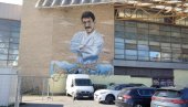 PO MERI LEGENDARNOG DŽUDISTE: Na fasadi „Spens“-a oslikan veliki mural sa likom čuvenog Slavka Obadova
