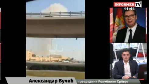 ДЕСЕТИНЕ ИРАНСКИХ ПРОЈЕКТИЛА ЈЕ ПРЕСРЕТНУТО Вучић упозорио: Туку се циљеви у Кувајту, главна борба ће се водити око промене власти