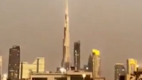BURDŽ KALIFA NA METI: Iranski dronovi Šahid-136 eksplodirali u srcu Dubaija – objavljeni snimci (VIDEO)