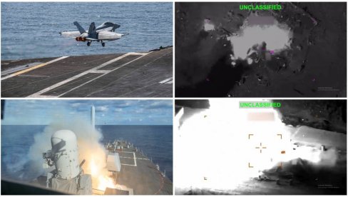 АМЕРИЧКА ВОЈСКА ОБЈАВИЛА СНИМКЕ: Овако смо напали Иран (ВИДЕО)
