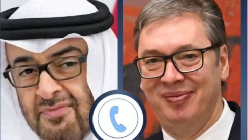 VUČIĆ SA ŠEIKOM BIN ZAJEDOM: Razgovarali smo o situaciji na Bliskom istoku i ozbiljnoj eskalaciji koja nosi rizike po bezbednost