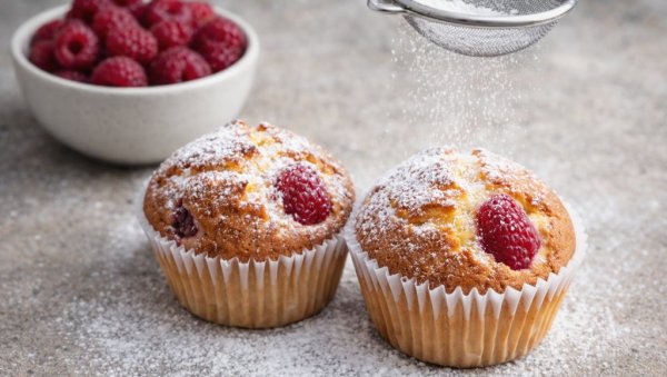 МАФИНИ СА МАЛИНАМА: Здрав слаткиш за сваки дан