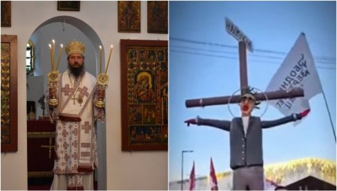 VUČIĆEVO RASPEĆE JE NAŠE VASKRSENJE! Reči vladike Sergija otkrivaju pravo lice blokadera