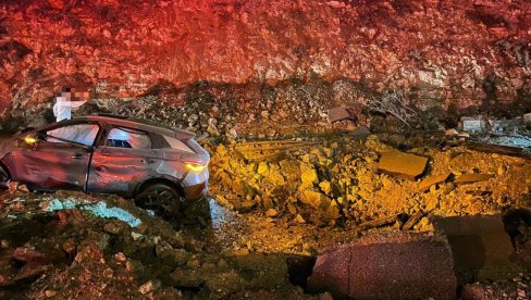 IRANSKA RAKETA PALA NA PUT KOD JERUSALIMA: Jezivi snimci sa lica mesta, više povređenih (VIDEO)