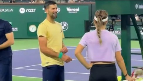 PA, GDE SI TI BRE!? Evo šta je uradio Novak Đoković čim je stigao u Indijan Vels (VIDEO)