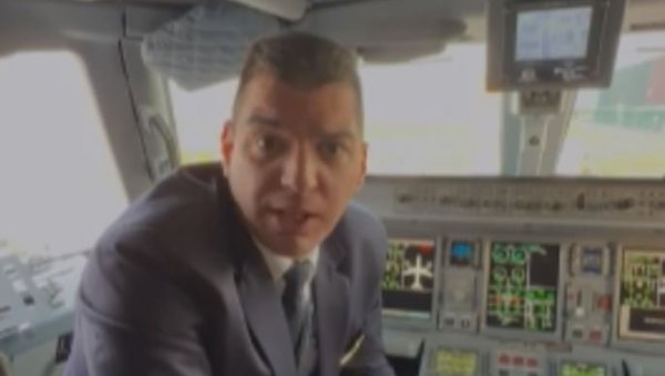 ПОЛЕТЕО АВИОН КА ШАРМ ЕЛ ШЕИКУ Огласио се српски капетан (ВИДЕО)