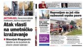 ŠOLAKOVI LICEMERNI BEDNICI! Za njih je pozivanje na ubistvo i razapinjanje “umetničko izražavanje”, ali samo kad se radi o Vučiću!