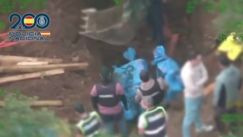 KOKAIN ZAKOPALI U ŠUMI: Policija u Marbelji otkrila sklonište sa više od tone narkotika