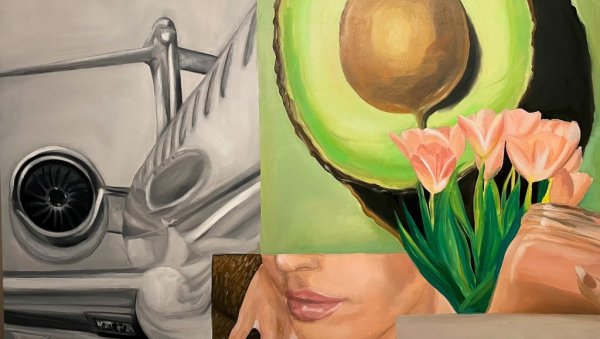 ПОТРАГА ЗА СМИСЛОМ ДОБРА И ЗЛА: Слике Иване Марковић у Блок галерији