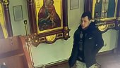 KAMERA SVE SNIMILA: Lopov ukrao priloge sa ikone Svetog Nikole