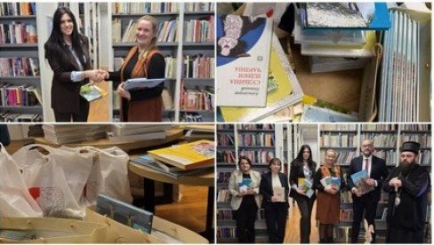 LEKTIRE ZA SRPSKE UČENIKE KAO POKLON FONDACIJE SVETA PETKA Stanisavljević: Planiramo da osnujemo modernu čitaonicu